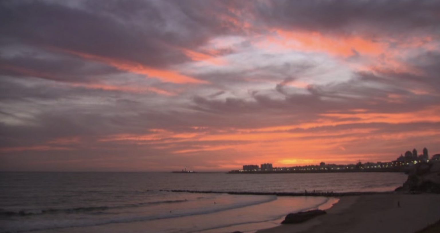 Cadiz Winter Sunset